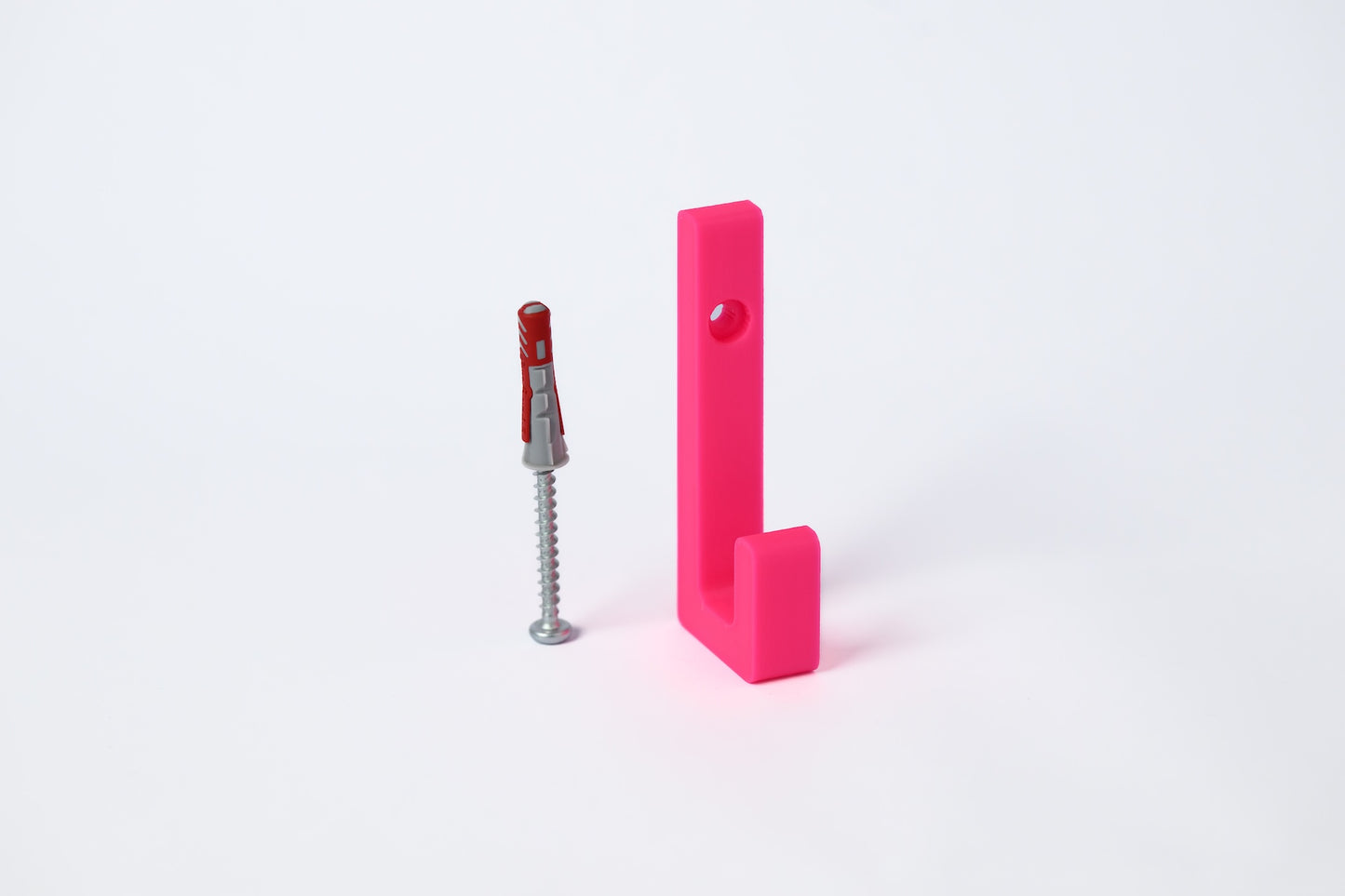 wandhaken 5er pack - neon pink