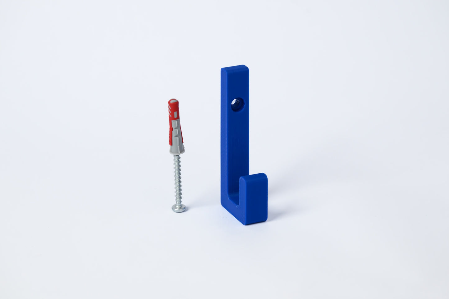 wall hooks individually - royal blue