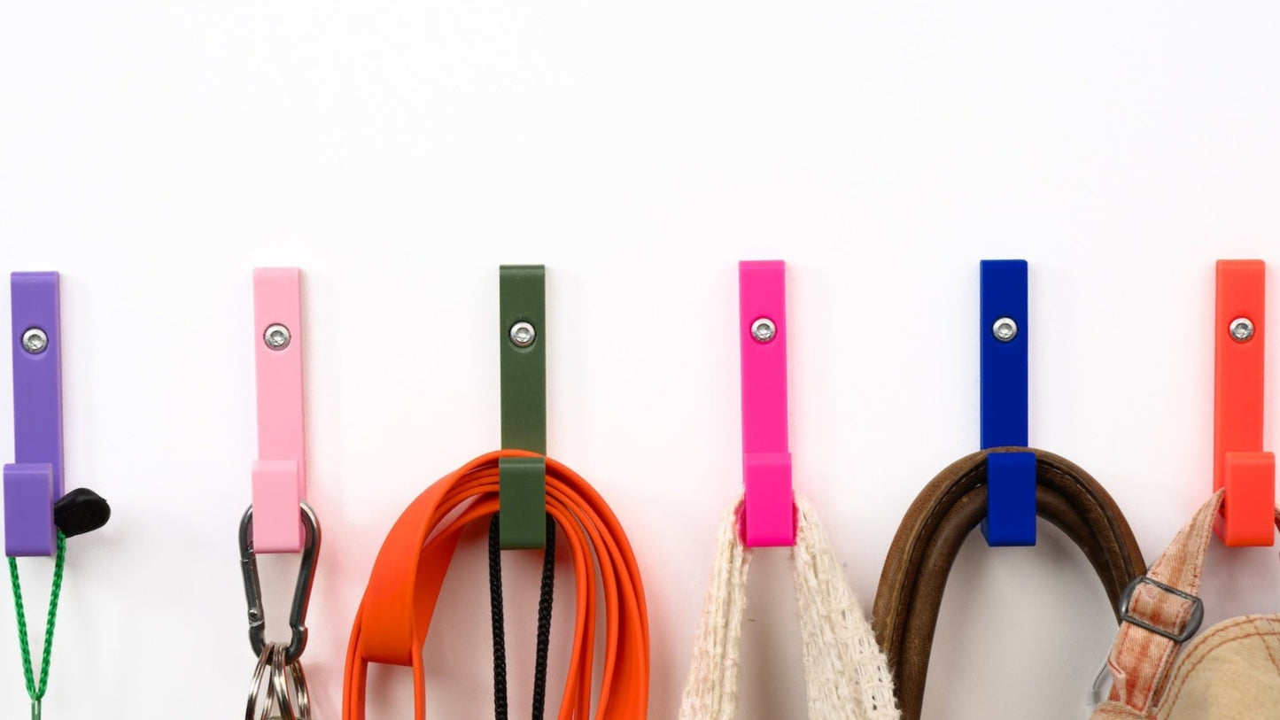 wandhaken 5er pack - neon orange
