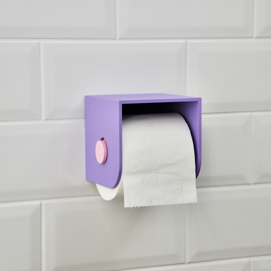 klopapierhalter - lila