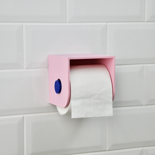 klopapierhalter - rosa