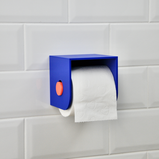 klopapierhalter - royal blau