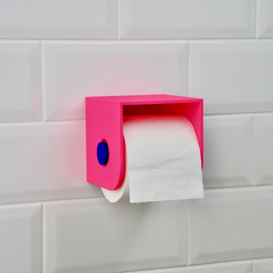 klopapierhalter - pink