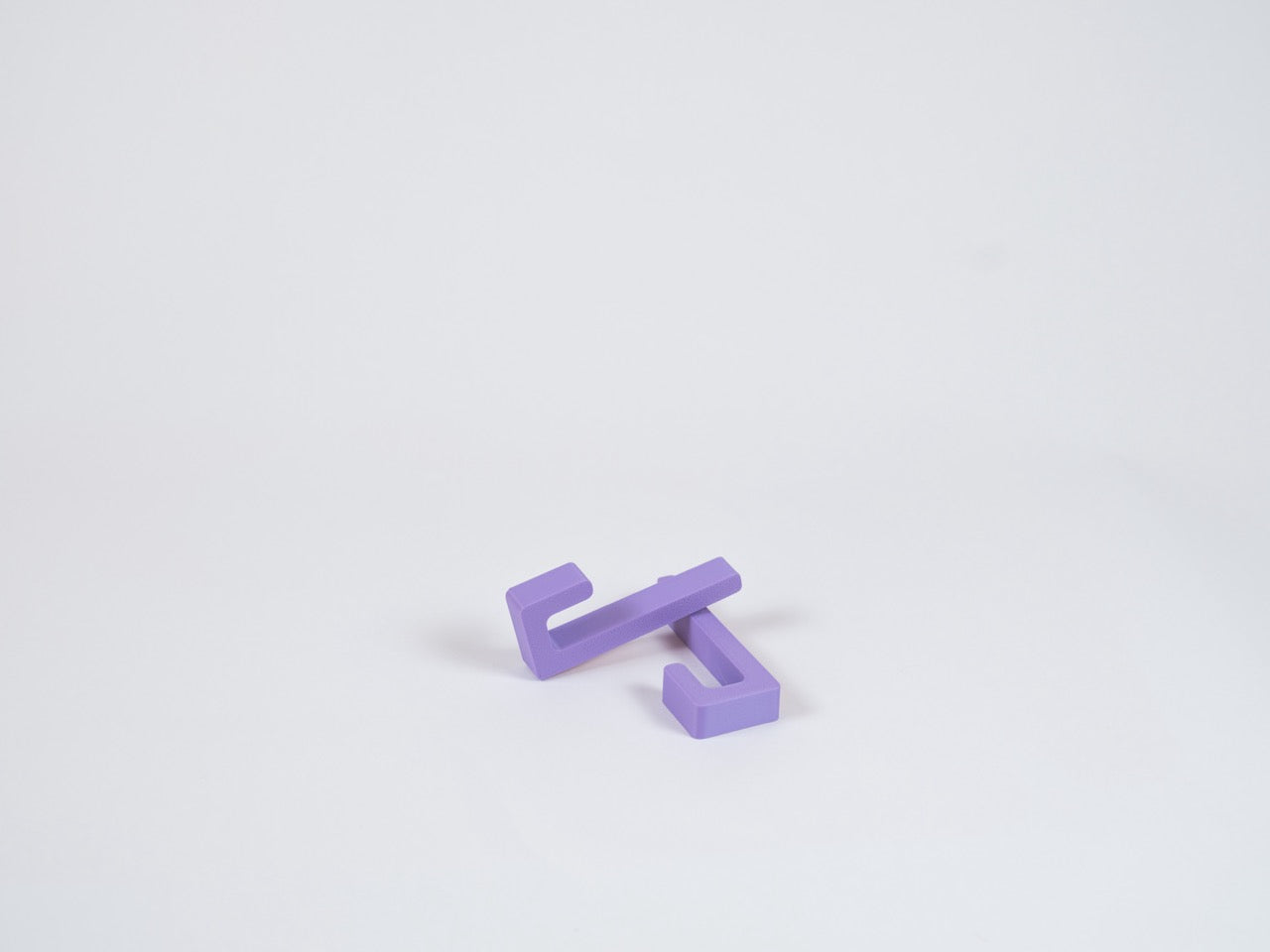 wandhaken 5er pack - lila