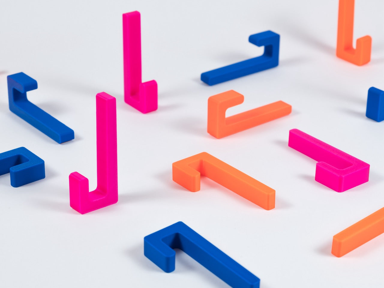 wandhaken 5er pack - royal blau