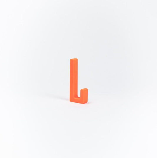 wandhaken einzeln - neon orange