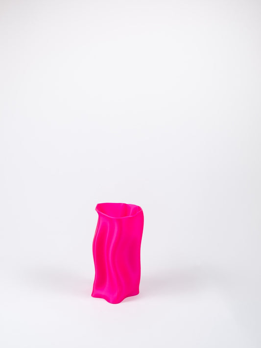 vase shrunk - neon pink