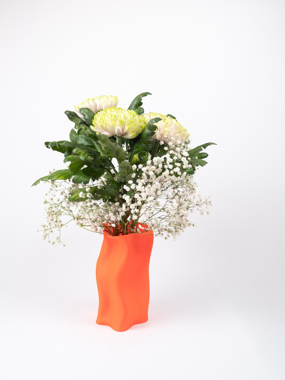 vase shrunk - neon orange