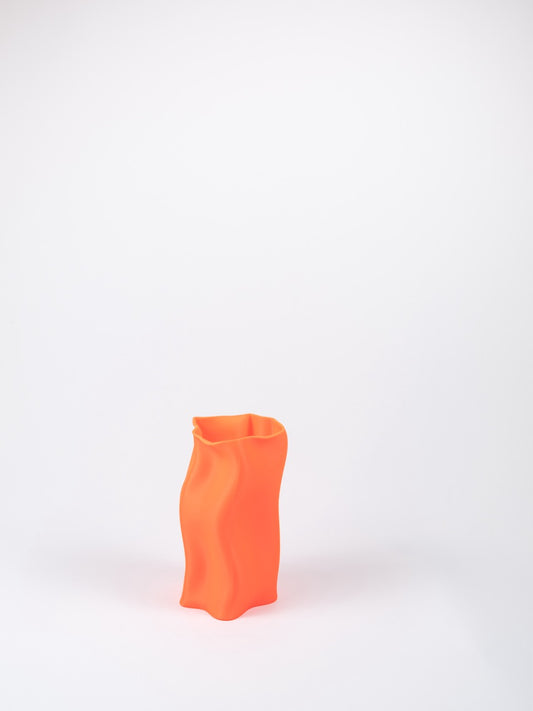 vase shrunk - neon orange