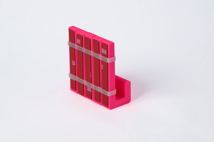 wandhaken 5er pack - neon pink
