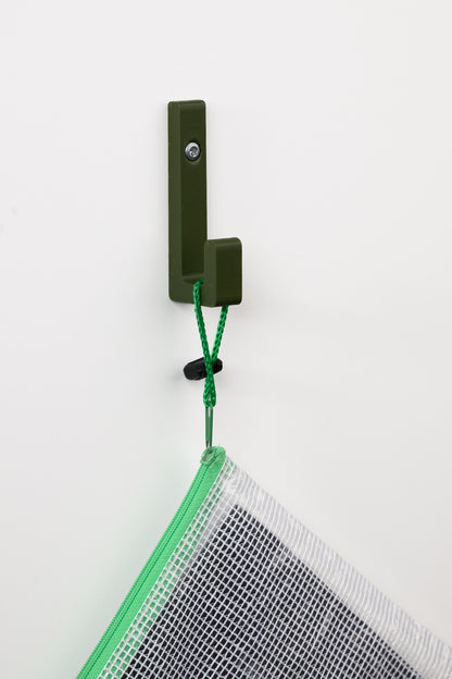 wall hooks individually - green