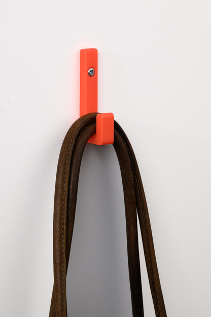 wandhaken 5er pack - neon orange